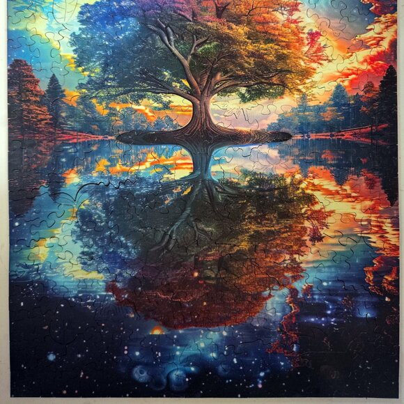 Galaxy Tree of Life wooden jigsaw puzzle - Picture 6 of 6